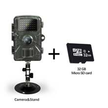 Wildtier Kamera mit 1080p hoher Auflösung, Wildkamera für Outdoor, Nachtsicht, Bewegungserkennung, Audio-Alarm, Wandmontage, IP66 wasserdicht, PIR Nachtsicht, 0,8s Bewegungserkennung, ausgelöst, Kamera mit 1080P HD Auflösung, ideal für Outdoor Jagd und Wildbeobachtung.