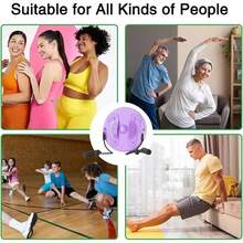 NetHong Body Shaping Waist Whisper Twisting Disc Board Waist Trainer Machine Exerciser For Lose Weight - Purple a - View 8