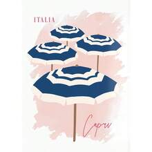 1PC Italy Fruit Market Poster Amalfi Coast Art Travel Aesthetic Prints Canvas Painting Wall Art Pictures Home Room Modern Decoration Optional Frame ,Wall Art With Frame - Multicolor - View 30