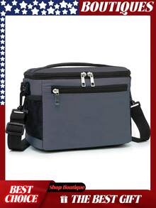 Lunch Box For Men/Women, Small Insulated Lunch Bag, Leak-Proof Soft Cooler Tote Bag, Reusable LunchBox For Work, Travel, Fitness, Picnic With Adjustable Shoulder Strap For Adults, Lunch Box For Women, Lunch Bag, Lunch Bag Women, Lunch Box, Insulated Lunch Bag, Loncheras Para Mujer, Womens Lunch Bags For Work, Insulated Lunch Box, Lunchbox For Woman, Adult Lunch Box, Cooler Bag, Lunchbox, Cute Lunch Bags For Women, Lunch Boxes, Lunch Bags For Women, Lunch Bag For Women, Womens Lunch Box, Lunch Tote Bag For Women, Lunch Box Insulated, Large Lunch Box For Women, Women Lunch Bags For Work, Womens Lunch Bag, Loncheras, Cute Lunch Box, Large Lunch Box, Lunch Bags, Lunch Box Women, Loncheras Para Mujer De Trabajo, Lunch Boxes For Women, Lunch Bag Lunch Box Women, Leakproof Insulated Lunch Cooler Bag For Women, Large Lunch Tote Bags Adults - Gray/New - View 1