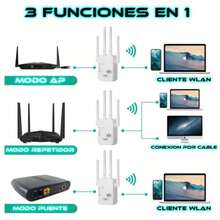 Wifi Repeater Signal Amplifier 300mbps - 白色 - 查看 2