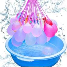 Kit 2 Packs 222 Automatic Colored Water Balloons - Fills All Together In 60 Seconds Self Sealing - 彩色 - 查看 5