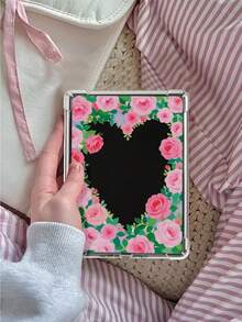 Ayotu 1 pieza Funda protectora de Kindle tipo flor de rosa, compatible con Kindle Paperwhite 12th Gen 2024/Kindle (11th Gen - Lanzado en 2024)/Kindle 10th Gen 2019, con bolsas de aire en las cuatro esquinas, anticaída, funda de Kindle de moda - Multicolor - Ver 1
