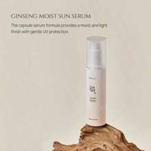 Suero solar hidratante Beaute of Joseon ginseng 50ml protección facial FPS cuidado antiedad textura ligera luminosidad piel protección solar UVA UVB esencia coreana belleza - Verde - Ver 5