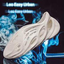 Women Men Casual  Sports Shoes Sandals Breathable Foam Runner Shoes Outdoor Walking Slippers Garden Clogs Slip On Beach Sandal Summer Water Shoes For Unisex - Blanco - Ver 4