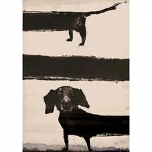 Tranh treo tường nghệ thuật động vật vui nhộn, tranh vải hiện đại, hình ảnh trừu tượng cho phòng khách, trang trí nhà, quà tặng, khung tùy chọn - Nhiều màu - Xem 48