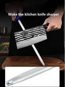 1pc Knife Sharpener, Modern Multi-Functional Kitchen Knife And Scissors Knife Sharpener Tools, - Multicolor - View 1