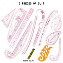 Clothing Sewing Ruler Suit Clothing Design Proofing Ruler Cutting And Sizing Ruler Curve Ruler Button Ruler Arc Ruler Soft Ruler Pattern Making Ruler