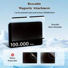 Reusable Washable Magnetic Paper Feel Screen Protector 1 Pack, Removable Anti Scratch Anti Glare Anti Fingerprint High Transparency, Apple Pencil Friendly Smooth Writing For Drawing Office, Bubble Free Easy Install, Fit All Gen Air Pro Mini All Sizes, Tablet Accessories - 1pc - View 8