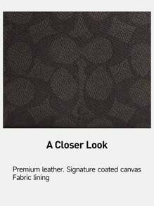 Coach Bolso y bolso de mano de mujer Nolita 19 de color negro, cartera clásica de señora con cierre de cremallera metálica
