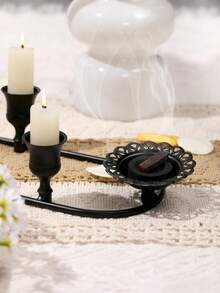 1 Stück/2 Stücke Nordischer, kreativer Räucherstäbchenhalter, geometrischer zylindrischer, langstieliger Räucherstäbchenhalter, Gewürzklammer, Wohnzimmer Heimdekoration, Feiertags Räucherstäbchenhalter