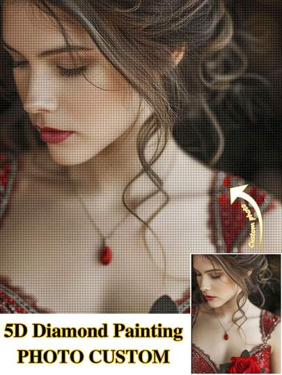 Kit personalizado de pintura de diamantes 5D - Personaliza con foto, diamantes redondos, perfecto para la decoración del hogar y regalos únicos, 11.81x15.7 pulgadas Kits de arte de pintura de diamantes para adultos Accesorios Bolígrafo Almacenamiento Club Dotz Artes Kit Puntos Herramientas de pintura Pequeños cuadrados Luz Artesanía Pintar Gema Diy Adulto Punto Diamantes Perla Artesanía 5d Taladro Bolígrafos Sellador Caja Vaca Rhinestone Cuentas Niñas