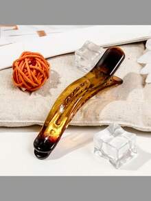 1 件装休闲鳄鱼发夹简约发髻爪夹女士实用横夹发饰爪夹发夹发卡 - 彩色 - 查看 13