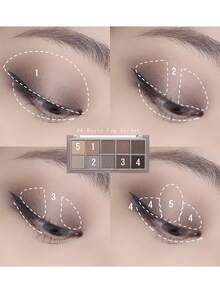 Rom&nd Romand Better Than Palette 04 Dusty Fog Garden Eyeshadow Palette, Natural Daily Makeup Shades, Easy To Blend, Vivid Colors, Velvet Texture With Matte & Shimmer Finishes, High Pigmentation, Long-Lasting, Korean Cosmetics, 8g/0.28oz - 04 Dusty Fog Garden - View 7