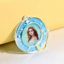 Personalized UV Printed Souvenir Storage, Can Print Photo, Name, Birthday, Pin Badge/Enamel Pin, Acrylic Bar Coaster Storage Frame, Badge Display Box, Animation Peripheral Bar Coaster Brick