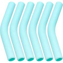 6 Reusable Straw Covers, Multi-Colored Silicone Extension Straw Covers For 30 And 40 Oz Cups, Ideal For Parties, Graduation Parties, Outdoor Sports, Travel, Camping, Easy To Carry, Easy To Clean, Back To School Supplies - Multicolor - View 10