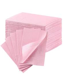 Manteles desechables para manicura, impermeables, resistentes al aceite y a la penetración, almohadillas plegables para mesa de manicura, almohadillas de limpieza, baberos dentales para práctica de salón, manicura, dentista o uso médico y suministros para cubrir mesa de manicura - Multicolor - Ver 15