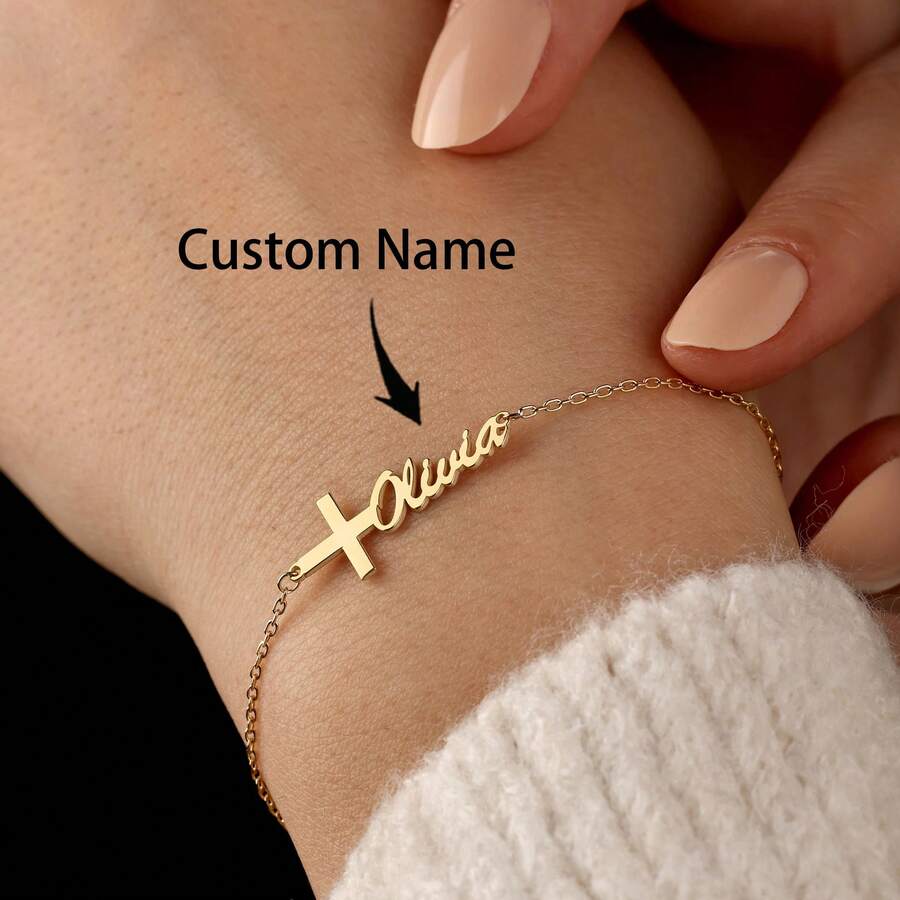 Pulsera personalizada con 2 nombres delicados, pulsera personalizada con múltiples nombres en oro y plata, regalo para baby shower, regalo para mamá