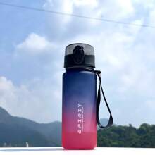PC 500ml/1000ml Plastic Graduated Water Bottle - Outdoor Sports Water Bottle - Pure Drinking Water Bottle - Leak-Proof, Easy To Carry - Suitable For Fitness Gyms And Outdoor Hiking Trips