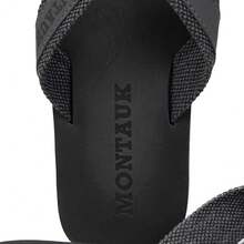 Comfortable Men's Slip-On Flip Flops -Arch Support Lightweight Non Slip, Breathable Fabric Upper, Perfect For Indoor, Outdoor, Beach Activities In Fall Spring Summer - 灰色 - 查看 5