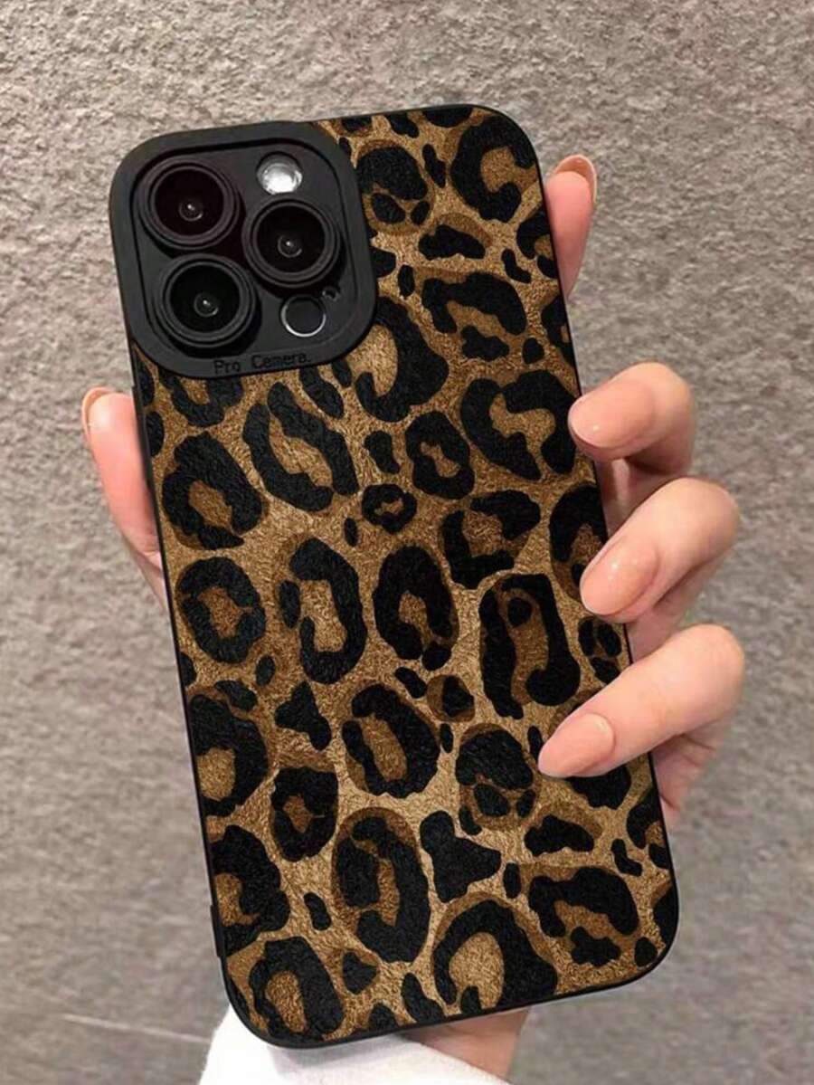 Cheetah, Leopard Print Perforated Straight Edge Leopard Print Painted Anti-Drop Phone Case Compatible With IPhone P14 ProMax, P13 Cartoon P11 Painted P12 Anti-Drop XR Cartoon 78GES2 Phone Case XS, Compatible With Iphone P15, Series A03s, A03 Core, A04, A12, A13, A14, A21s, A22, A23, A24, A32, A33, A34, A51, A52, A53, A54, A71, A72, A73, S20FE, S21, S22, Small Redmi Series Redmi 9, Redmi 9A, Redmi 10A, Redmi 10C, Redmi Redmi Note9, Redmi Note10, Redmi Note11, Redmi Note12, Redmi 12, Redmi 12C
