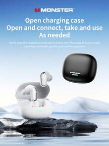 Monster MQT52 TWS 无线耳机游戏降噪耳机跑步运动耳塞低延迟高清通话耳机 - 均碼 - 查看 6