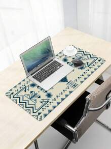Grand tapis de souris, tapis de souris à base en caoutchouc avec bords cousus, tapis de souris géométrique pour ordinateur, convient pour le bureau et la maison