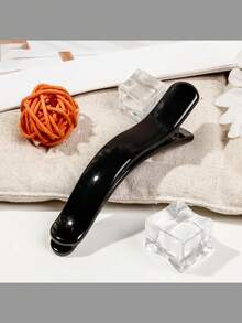 1 件装休闲鳄鱼发夹简约发髻爪夹女士实用横夹发饰爪夹发夹发卡 - 彩色 - 查看 9