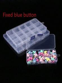 Detachable/Fixed Translucent Multi-Compartment Jewelry Organizer, Earring/Ring/Necklace Display Case, Multi-Functional Dustproof Box, Earrings, Rings, Ear Stud Box, Plastic Compartment Organizer Box For Bead, Rings, Jewelry, Screws, Handicraftstravel Essentials Vacation Summer Holiday Back To School School Stuff Bag For School Travel Bag For Women Makeup Bag For Travel - Clear - View 2