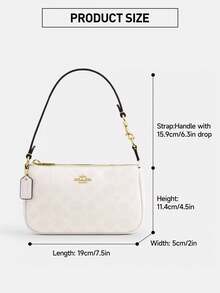 Coach Nolita 19 钱包/单肩包，真皮手拿包/钱包，带拉链的腋下包