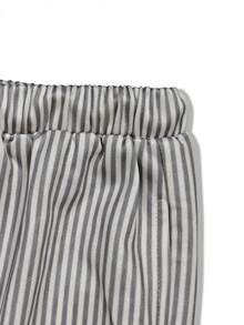 Men's Casual Striped Print Drawstring Sports Sweatpants - Multicolor - View 5