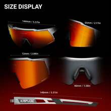 KAPVOE KAPVOE New Polarized Cycling Glasses Beach Essentials Men Outdoor MTB Pool Fishing Glasses Women Bicycle Riding Sports Bike Equipment Travel Accessories