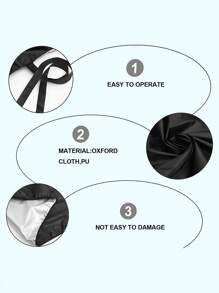 1Pc 27.5*47.2In Waterproof And Stain Resistant Car Trunk Mat – Universal Foldable Trunk Liner For Sedans SUVs Trucks, Polyester Cargo Mat Provides Excellent Protection Against Water Spills And Dirt, Easy To Install And Clean, Keeps Interior Tidy, Enhances Vehicle Interior Protection, Auto Accessories Floor Mats Seat Covers Compatible Trunk Protector