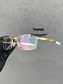 Glasses Frame / Non-Prescription Lens Frame / Magnifying Glass Rest SPRING Magnifying Glass Villain - trắng - Xem 1