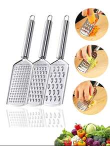 1件/2件不锈钢多功能切片机、萝卜切片机、土豆切片机、蔬菜切片机、刮刀、柠檬切片机、奶酪磨碎机、奶酪切片机、多功能不锈钢蒜切片机、姜切碎机、奶酪切片机、手动姜切片机 - 銀色 - 查看 13