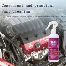 H4Cacle Engine Bay Cleaner Engine Shine Protector Engine Compartment Cleaner Degreaser Heavy Oil And Dust Remover Multi-Purpose Cleaner Car Cleaning Tools Powerful Stain Remover And Degreaser - 4D10 - View 5