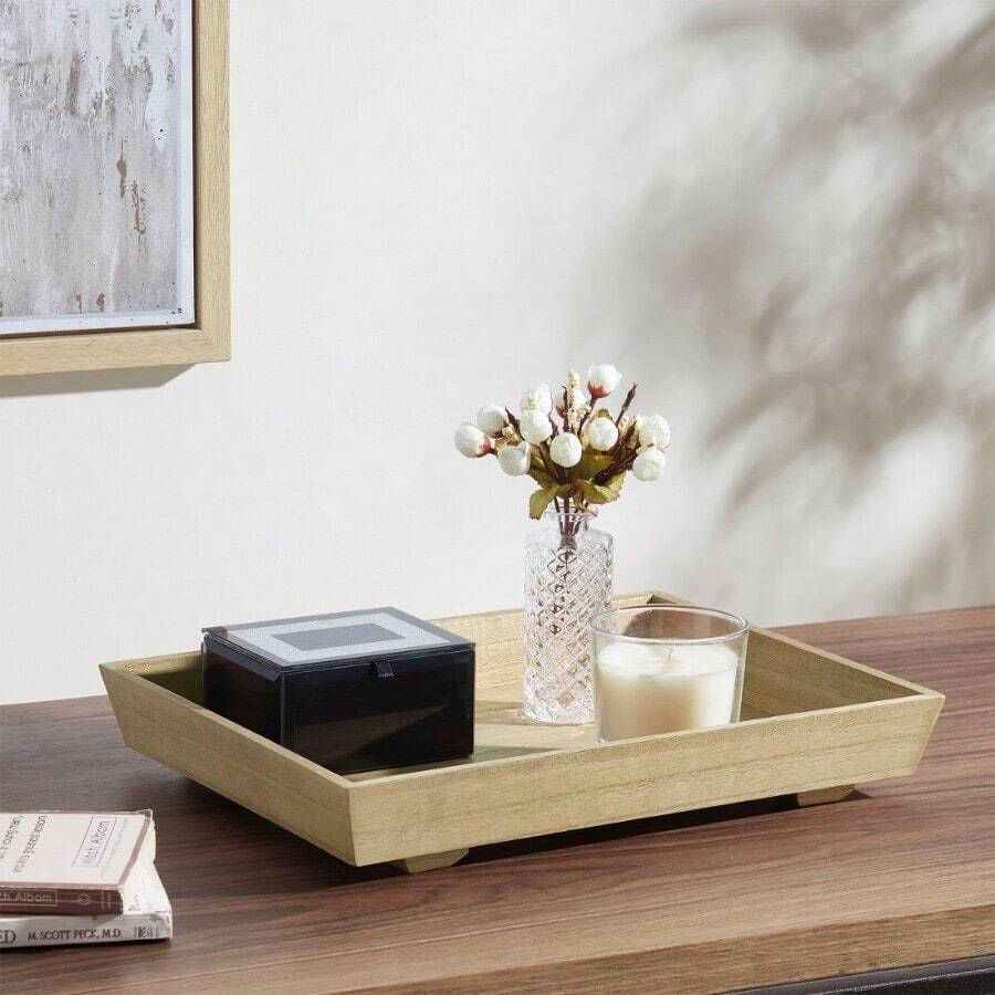 Dramatic Tray With 12 X 16 Natural Wood Legs Back To School Dormitory Storage