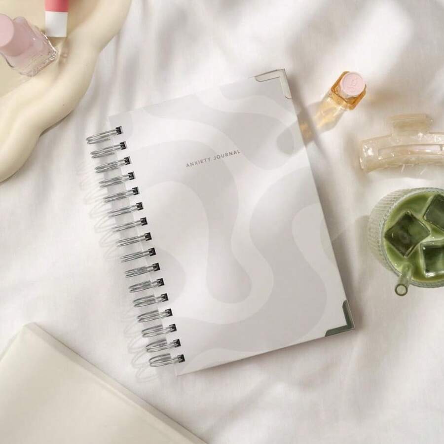 Anxiety Journal - Guided Journal For Anxiety And Stress Relief - Anxiety Journal - View 1