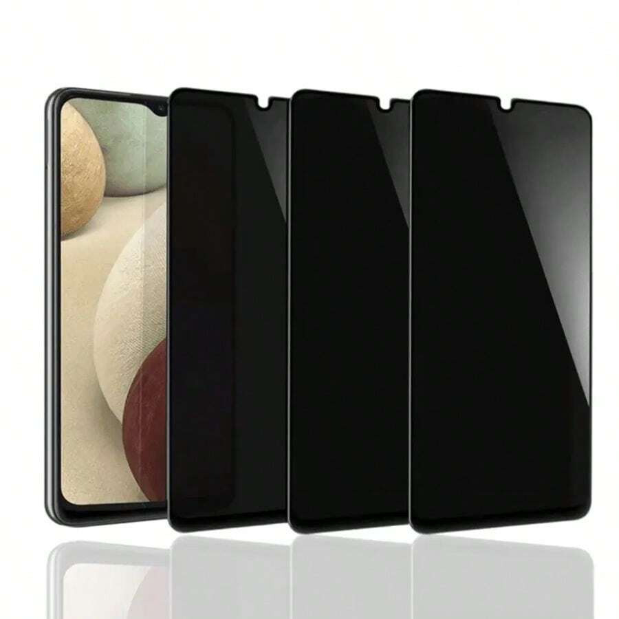 3 件防窥钢化玻璃屏幕保护膜，适用于三星 A16 5G/A25/A15/A14/A04/A03/A05/A05S/A35/A55/A54/S23 FE/S24 FE，屏幕保护膜防窥、灵敏触摸、防刮、防震，全覆盖生日、家人、朋友的礼物手机屏幕保护膜、手机配件