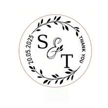 1 PC Personalized Embosser Stamp,Initials Embosser Stamp,Custom Embosser Stamp,Emboss Stamp,Address Stamp, Wedding Stamp,Paper Embossing Stamp-Silver - Silver - View 40