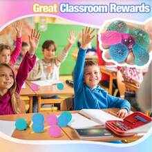 1.6Inch Textured Mini Stress Balls: 1/2/3/6/9Pack High Density Solid Squishy Toys, 1.6" Small Sensory Fidget For Kids Adults, Quiet Anxiety Relief Item For Classroom, Malt Sugar Filled, Prizes For Students - Multicolor - View 11