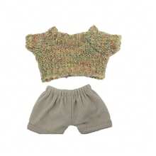 17厘米毛绒娃娃套装，多色，可爱服饰配件（不含娃娃）