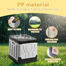Portable Toilet, Portable Camping Toilet For Adults, Folding Toilet With Lid, Portable Foldable Car Toilet, Compact Emergency Toilet For Car, Home, Camping, Hiking, Boating & Outdoor Travel - Includes Trash Bags - Dark Grey - View 6