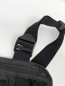 Men's Waist Pack, Summer Attached Tactical Waist Bag, Fashion Multi-Pocket Chest Bag For Men, Outdoor Sports Hiking Cycling Travel Fitness Running Chest Pack Tactical Vest Water Bottle Gun Holster Tools Belt Bag