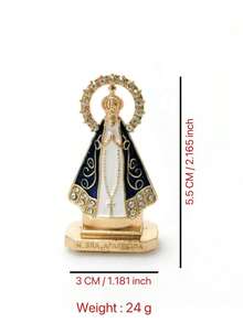 Our Lady Of Aparecida Mother Of God - 金色 - 查看 2