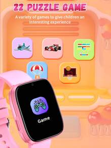 ERUN Montre connectée pour garçons/filles, écran tactile IPS de 1,54 pouces, mini caméra, lecteur de musique, montre de jeu, lampe de poche, narration, cadeau d'anniversaire, surprise de vacances, fournitures scolaires, fête des enfants