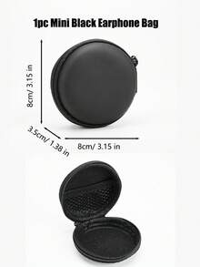 1pc Creative New Fashion Cute Minimalist Large Capacity Digital Storage Bag, Thickened Waterproof Shock-Resistant Electronic Accessories Organizer Bag, Multi-Functional Pouch, Makeup Bag, Coin Purse, Compact And Portable, Can Store Phone, Power Bank, Charger, External Hard Drive, USB, Cables, Earphones, And More, Suitable For Travel, Business Trip, Office, Meeting Room, Study Room, Library, Hiking, Vacation, Outdoor, Student Dorm Essential - Multicolor - View 11