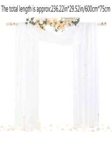 2pcs-Outdoor Wedding Arch Flowers, - Wedding Arch - Mr. & Mrs. - Artificial Dusty Roses Wedding Flowers For Wedding Welcome Sign Decorations And Wedding Ceremony Reception - Outdoor Arch Garland (Multiple Styles)