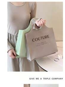 Hot-Selling Clothing Store Thickened Plastic Hand-Held Shopping Bags, Gift Packaging Bags For Clothes, Wholesale In Stock