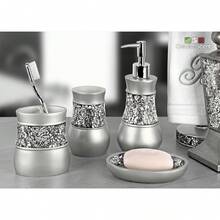 Toilet Brush With Holder - Silver Toilet Bowl Cleaner Brush And Holder - Good Grip, Deep Cleaning, Decorative Design Compact Toilet Bowl Scrubber-Cll - Soap Dish - View 5